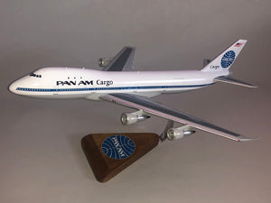 Pan Am cargo 747 airplane model