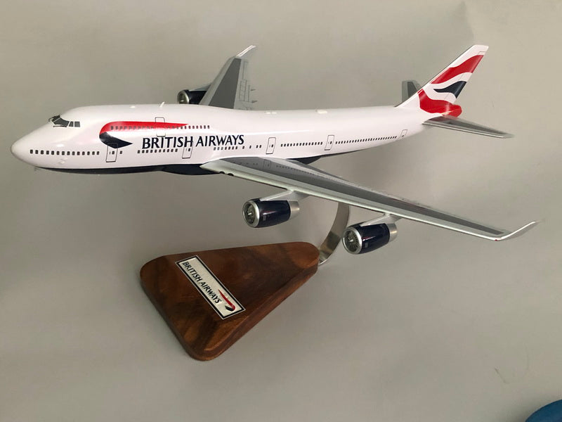 British Airways Boeing 747-400 airplane model