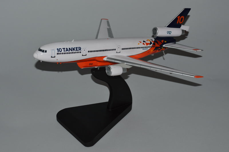 DC-10 air tanker for fighting forest fires model