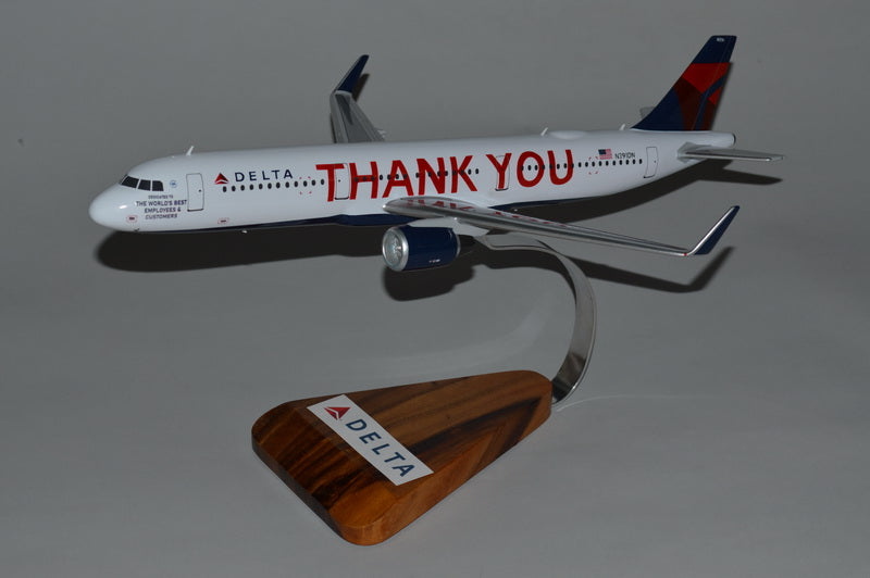 Delta Airlines A321 airplane model