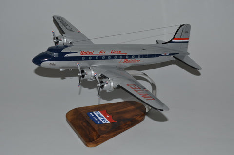 United Airlines Douglas DC-4 model airplane