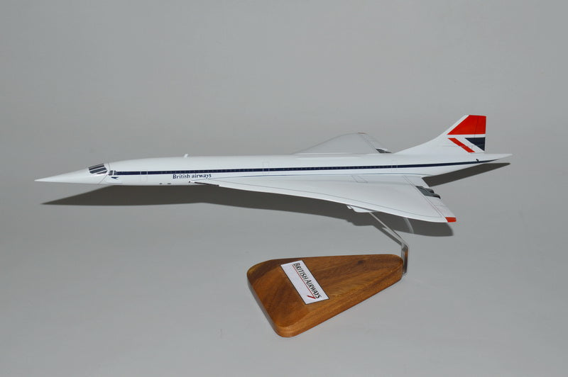 British Airways Concorde model airplane