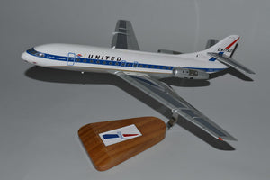 United Airlines Caravelle airplane model