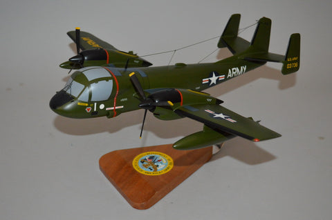OV-1 Mohawk Army airplane model
