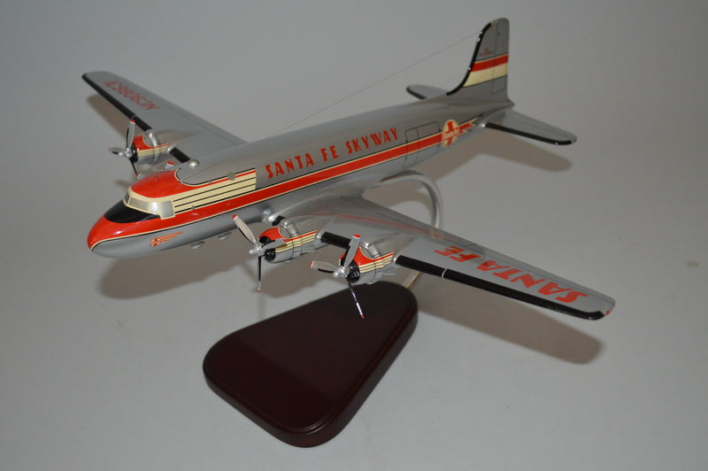Santa Fe Skyway DC-4 model airplane