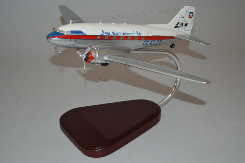 Lan Chile Douglas DC-3 model airplane