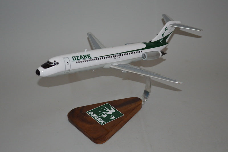 DC-9 Ozark Airlines model airplane
