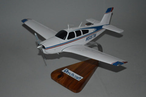 Custom painted Bonanza model plane