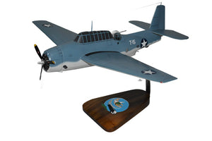 Grumman TBM Avenger Midway wood airplane model