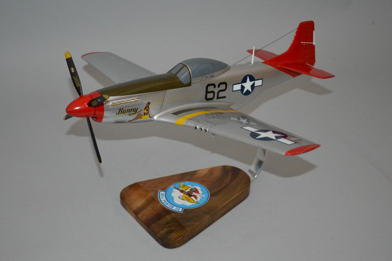 P-51D Red Tail Tuskegee Airmen airplane model