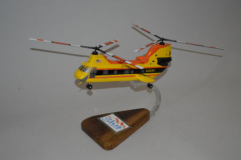 CH-46 Sky Aviation fire fighter helicopter model