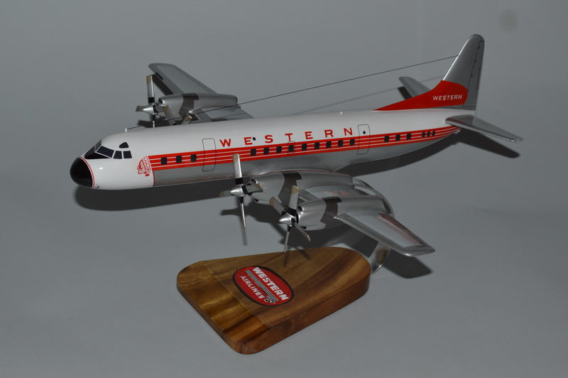 Lockheed Electra Western Airlines model