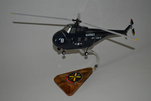 Sikorsky H-19 helicopter mahogany wood airplane 