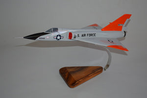 QF-106 Drone mahogany wood airplane model Scalecraft