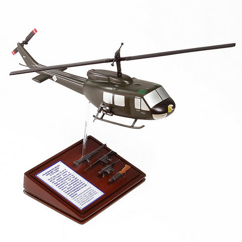 UH-1 Huey model with weapons