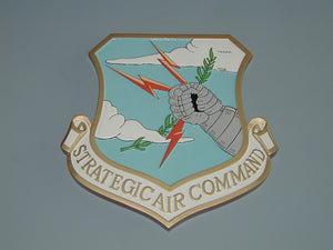 SAC Strategic Air Command plaque