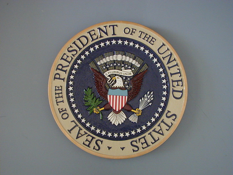 US Presidential Seal plaque