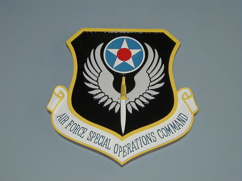 Air Force Special Operations Command plaque