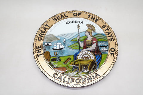 California State Seal plaque