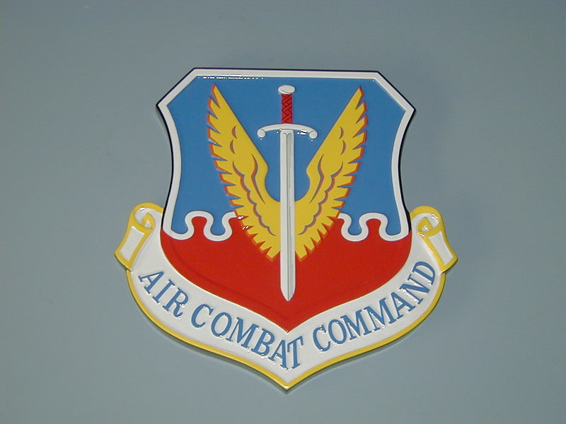 Air Combat Command plaque 