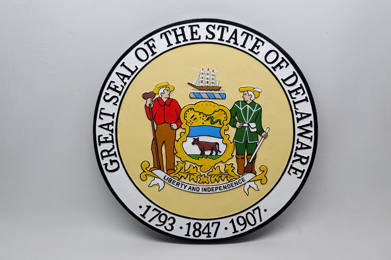 Delaware State Seal Plaque