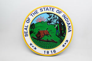 Indiana State Seal Plaque
