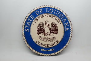 Louisiana State Seal plaque