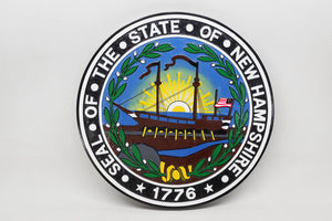 New Hampshire State Seal Plaque