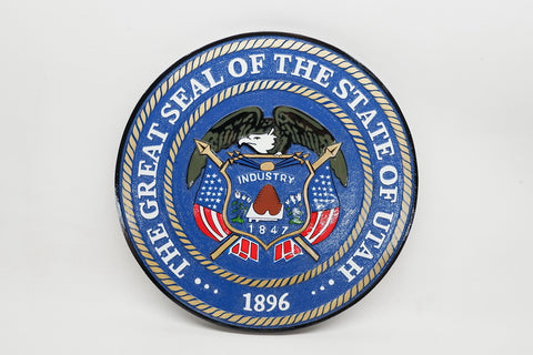 Utah State Seal Plaque