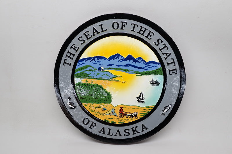 Alaska State Seal Plaque