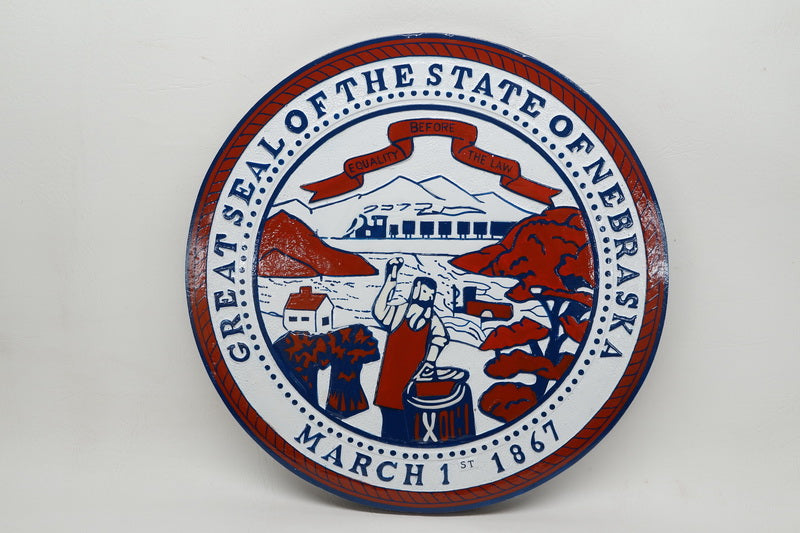 Nebraska State Seal plaque