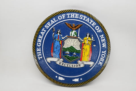 New York State Seal plaque