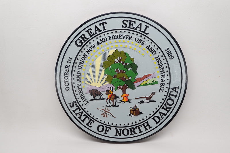 North Dakota Seal Plaque